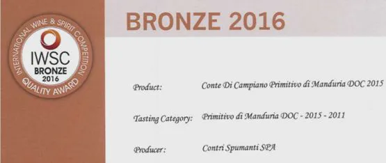 International wine & spirit Competition 2016